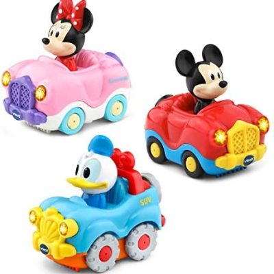 Discount VTech Go! Go! Smart Wheels Disney Starter Pack with Mickey Mouse Convertible, Minnie Mouse Convertible and Donald Duck SUV, Multicolor