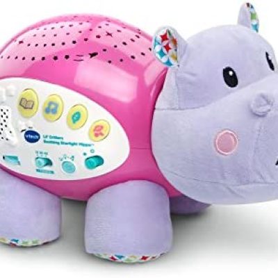 Shop VTech Baby Lil’ Critters Soothing Starlight Hippo, Pink (Amazon Exclusive)