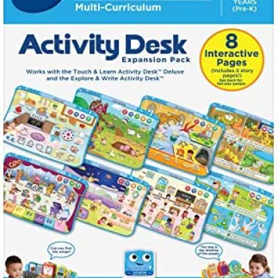 Discount VTech Touch and Learn Activity Desk Deluxe Expansion Pack – Get Ready for Preschool (Packaging May Vary)