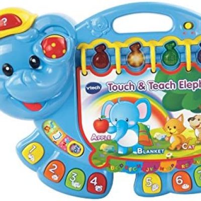 Discount VTech Touch and Teach Elephant Book , Blue