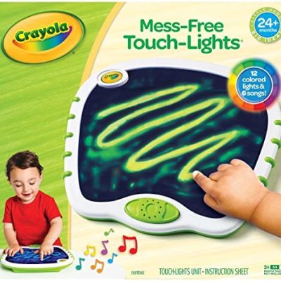 Discount My First Crayola Touch Lights, Musical Doodle Board, Toddler Toy, Gift, White, Green